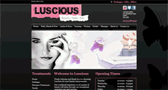 Desktop Screenshot of luscious-salon.com